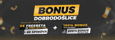 ŠANSABET : Bonus dobrodoslice bez uslova.